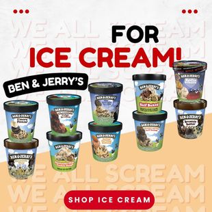 Assorted ice cream and frozen desserts available at Linden Convenience in Brantford