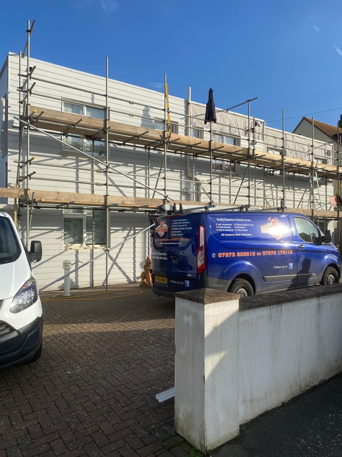 Cladding Carpentry Transforming a Home in Shanklin: The Magic of Cedral Cladding