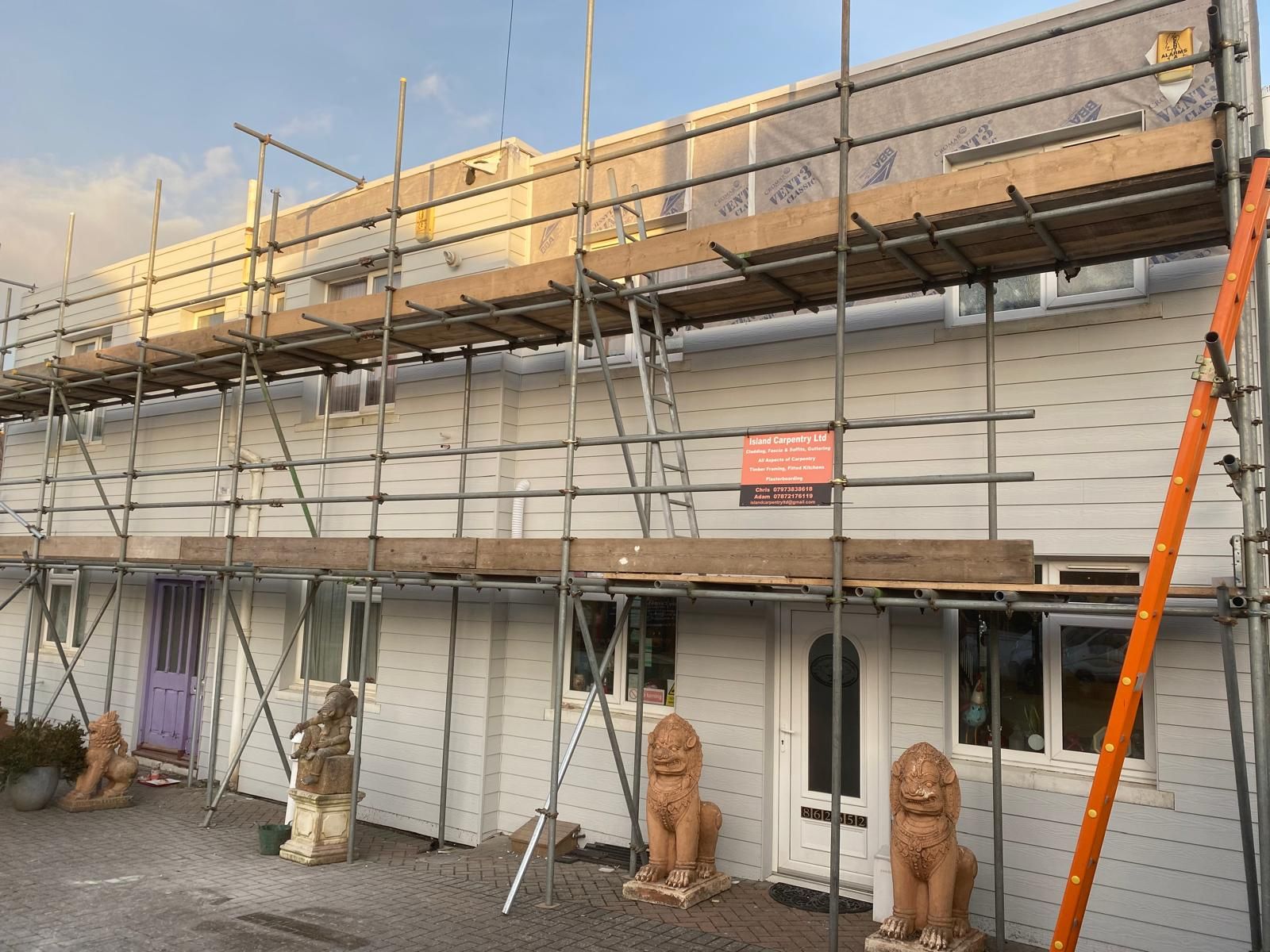 Cladding Carpentry Transforming a Home in Shanklin: The Magic of Cedral Cladding