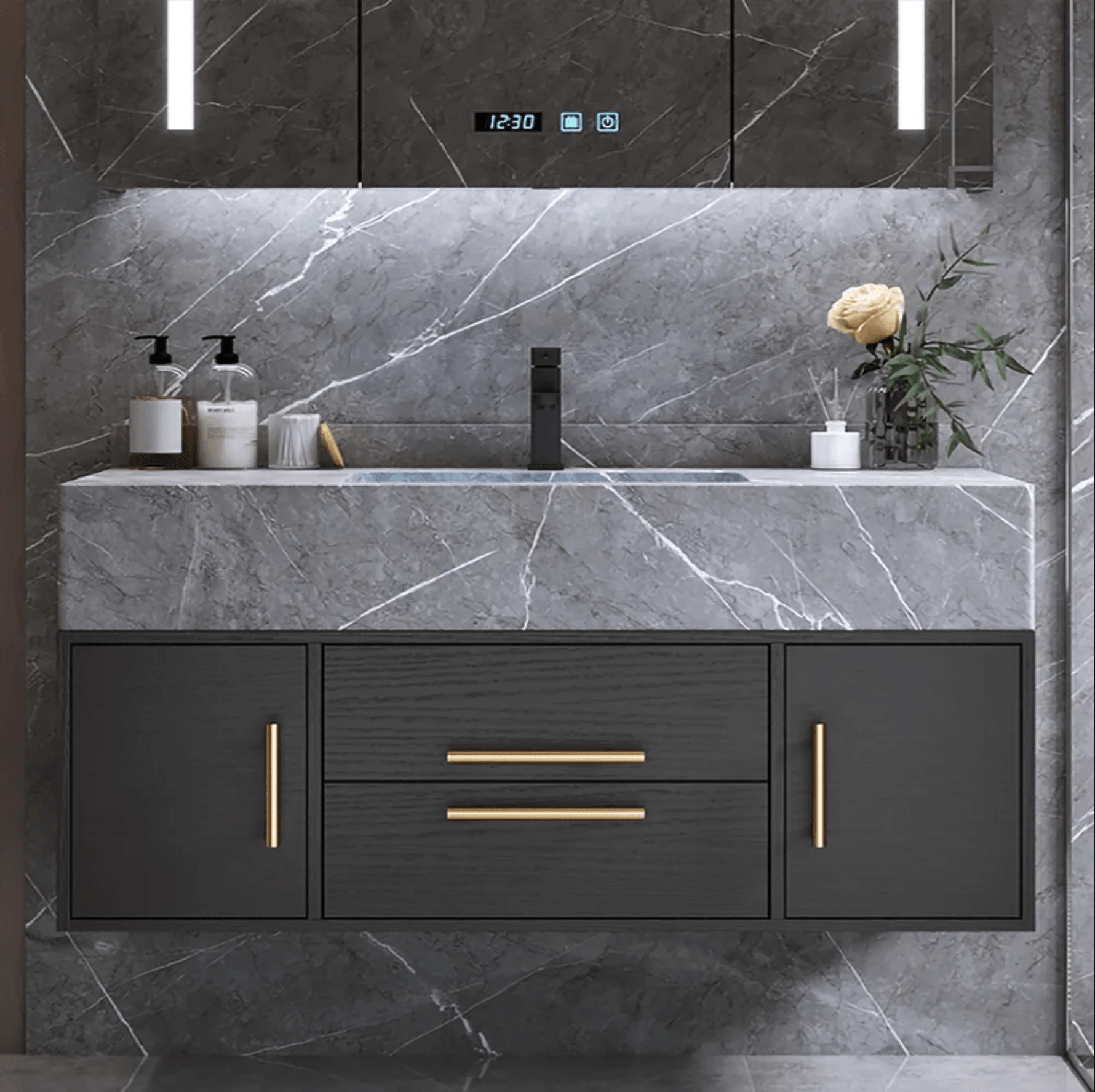 Floating Bathroom Vanity Cabinet