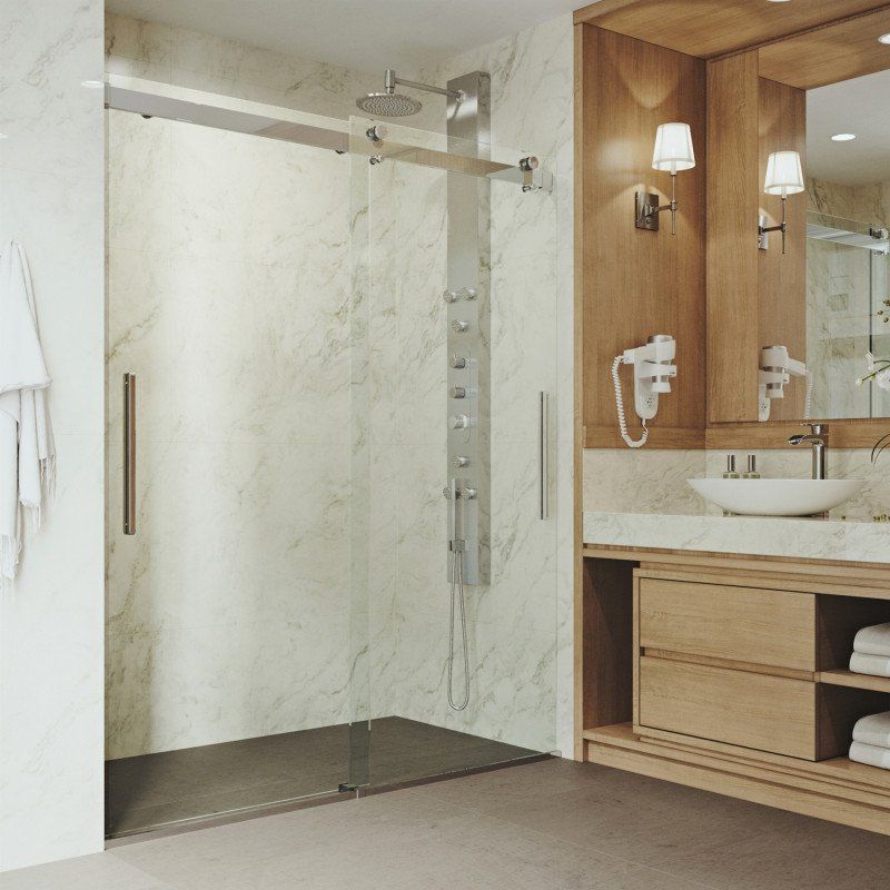 Frameless Glass Sliding Shower Door