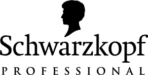 Schwarzkopf Professional logo: silhouette of a head above the brand name.