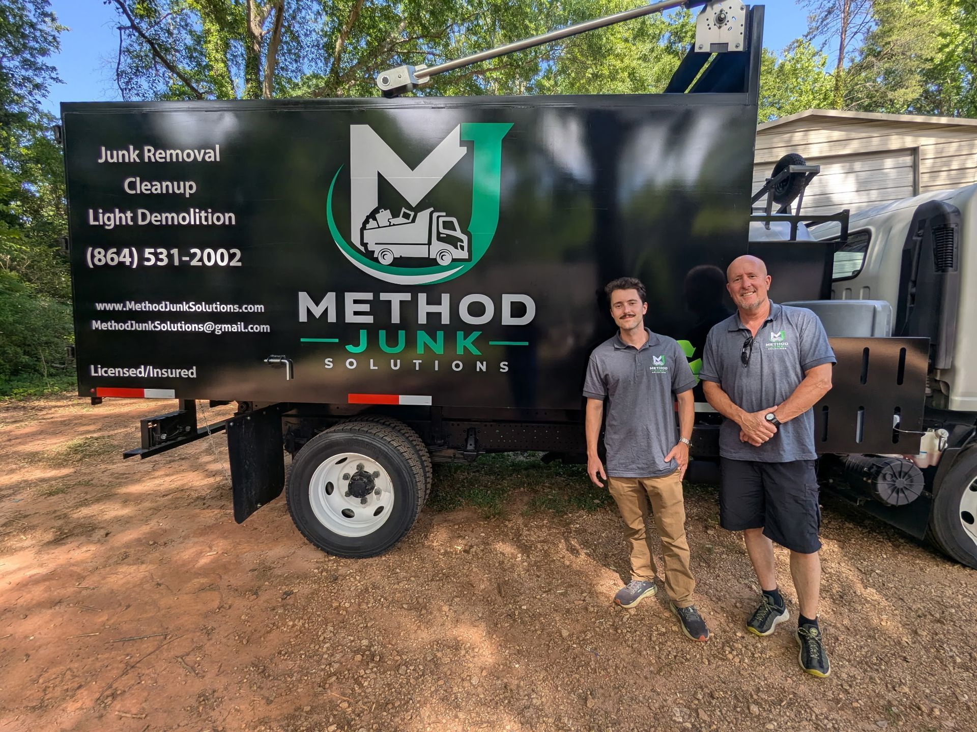 Method Junk Solutions junk removal team in Greenville, SC