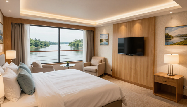 River boat stateroom