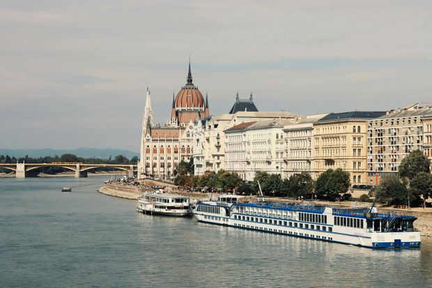 River boat at port