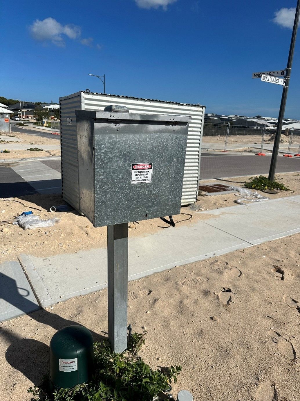 Temporary Power box