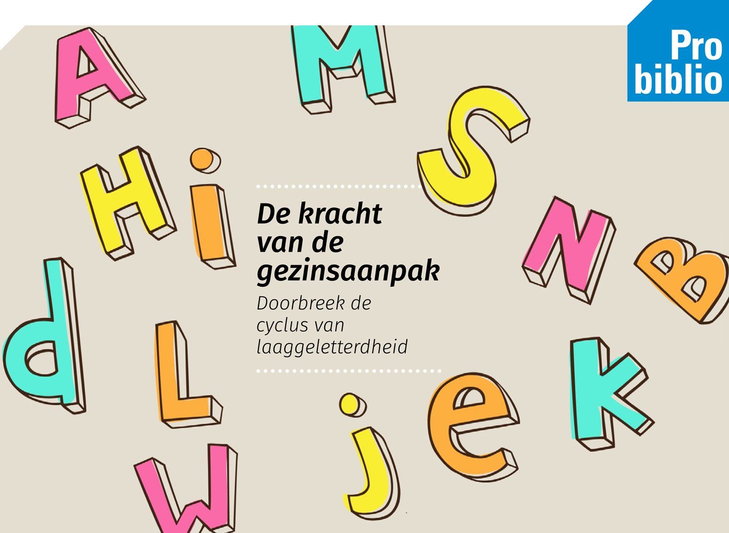 Colorful letters spelling 