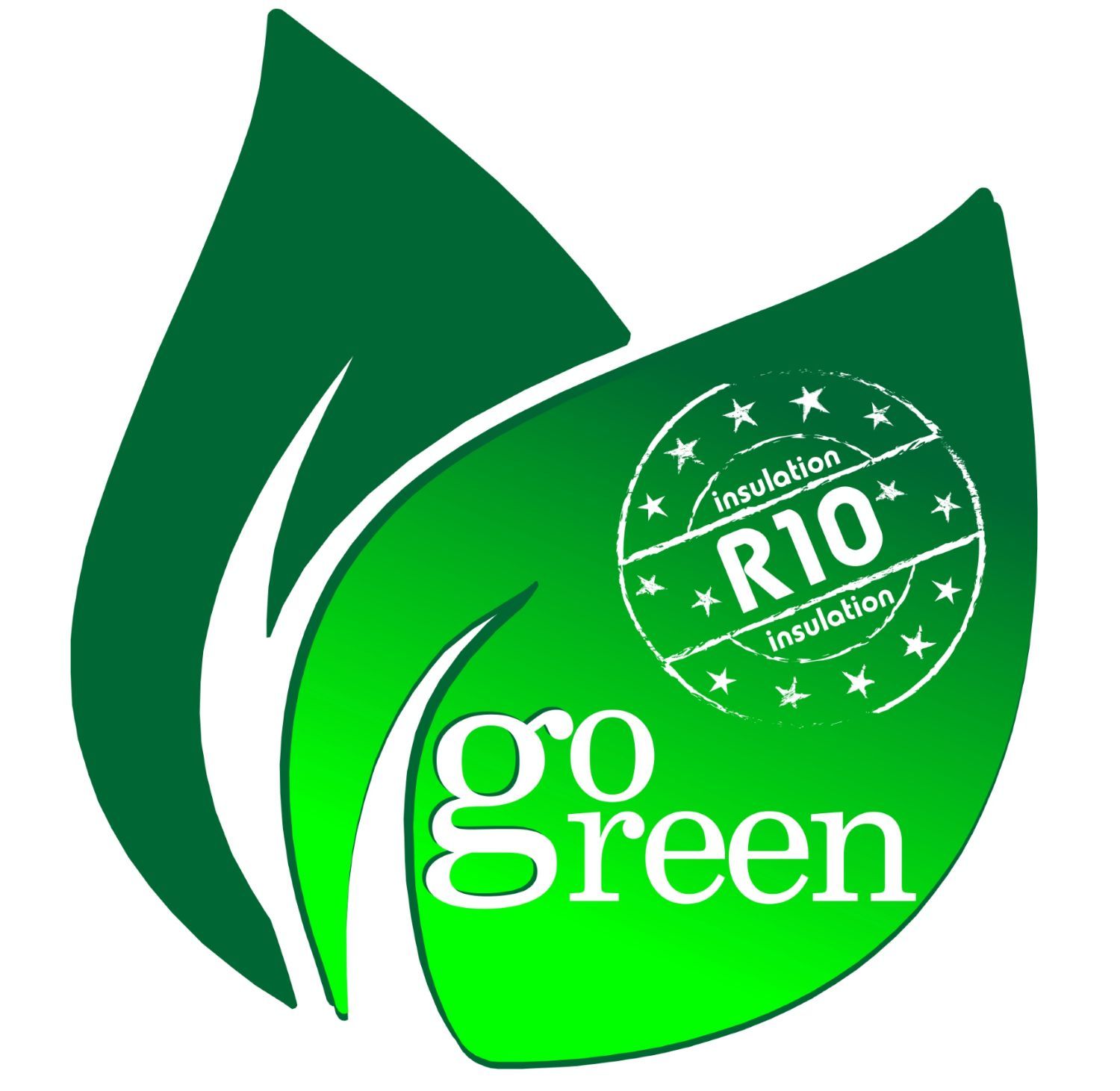Green leaf with 