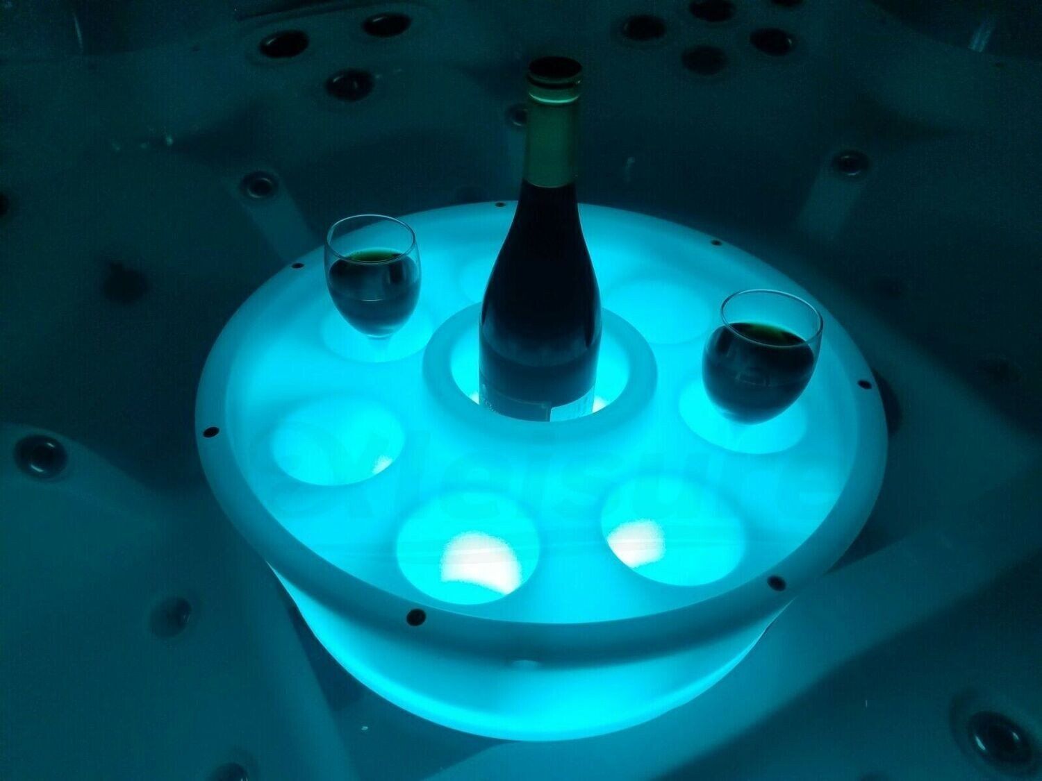 LED floating bar for hot tub