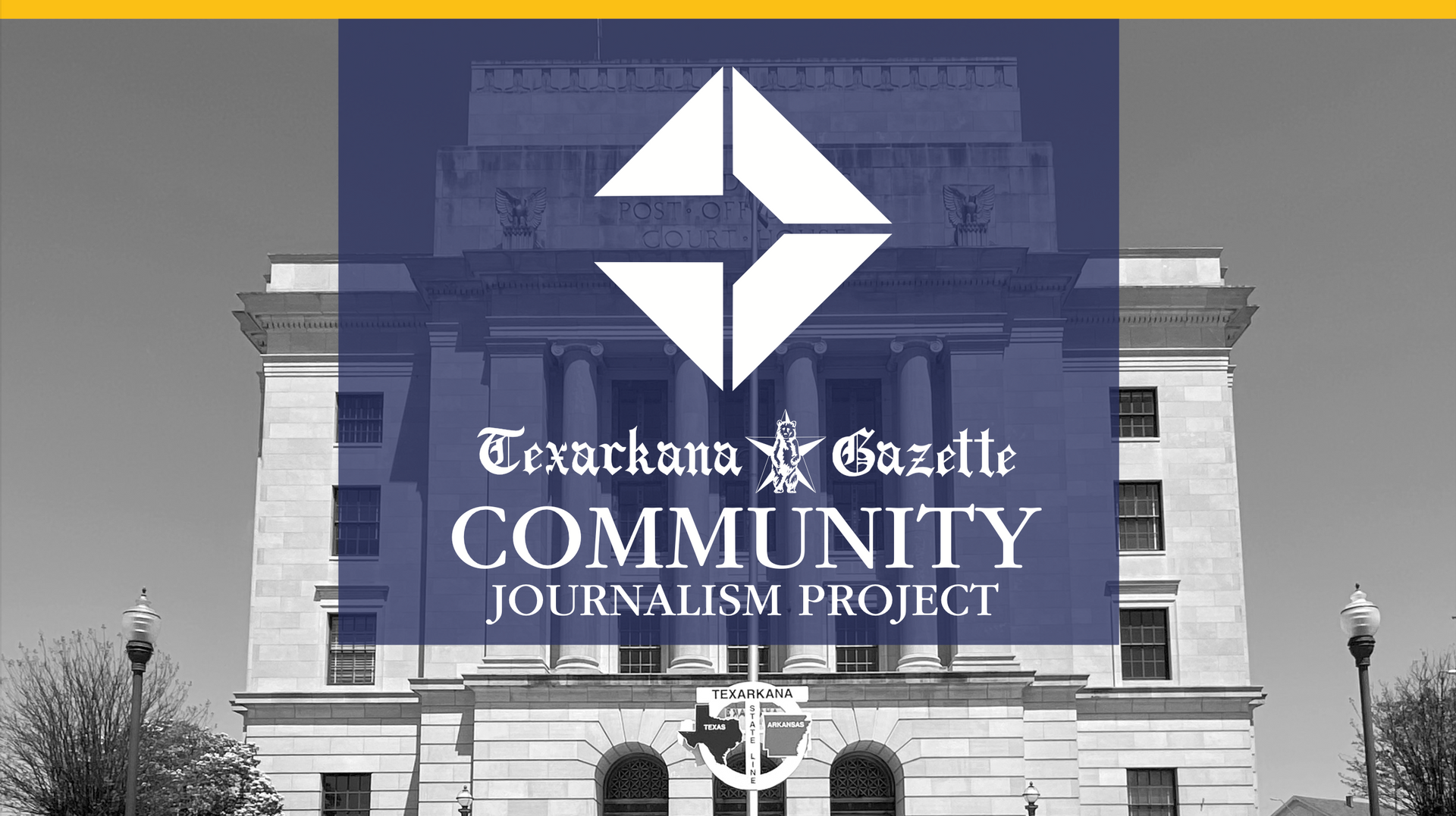 A poster for the texarkana gazette community journalism project