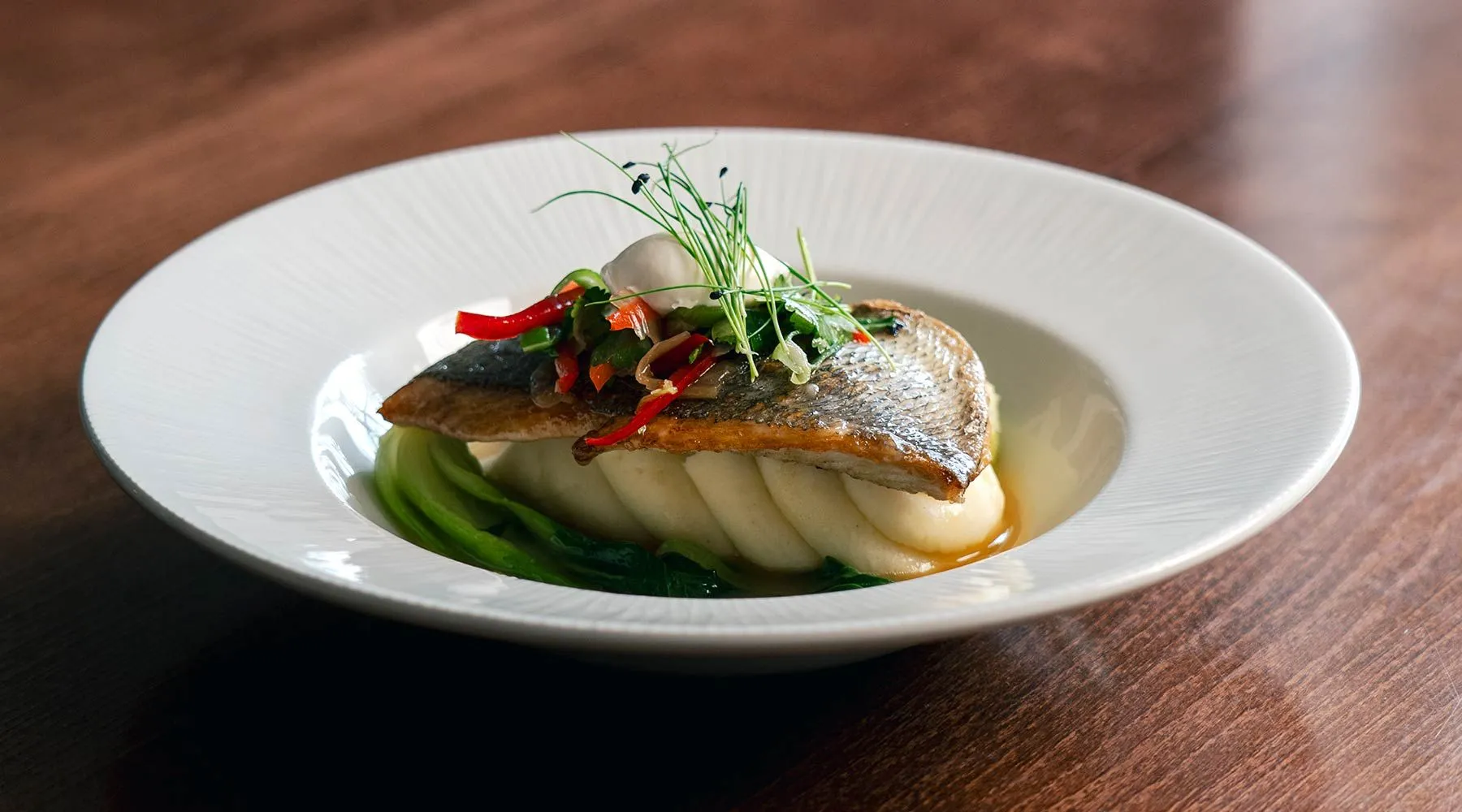 fish main course pub food