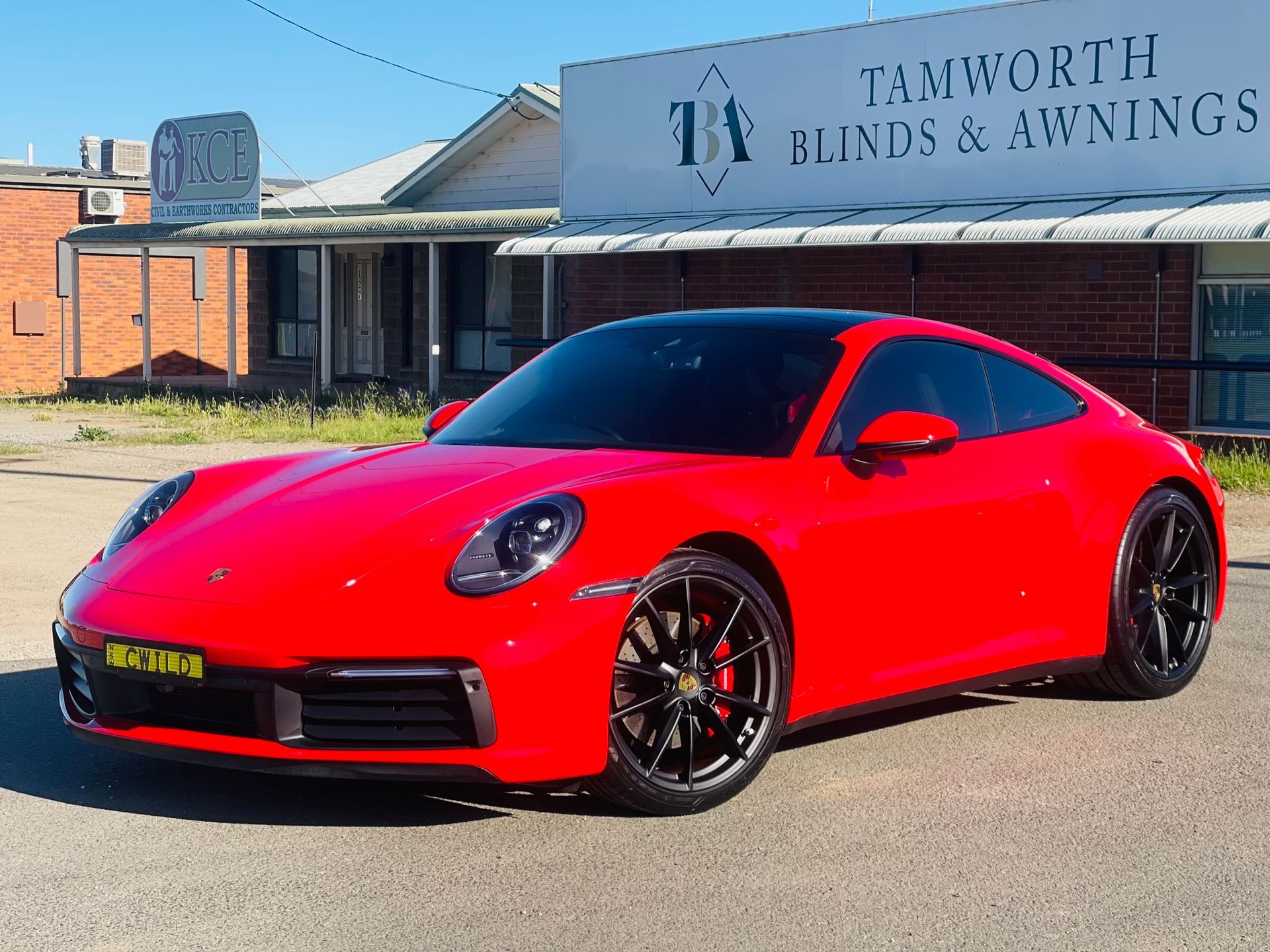 A Red Porsche