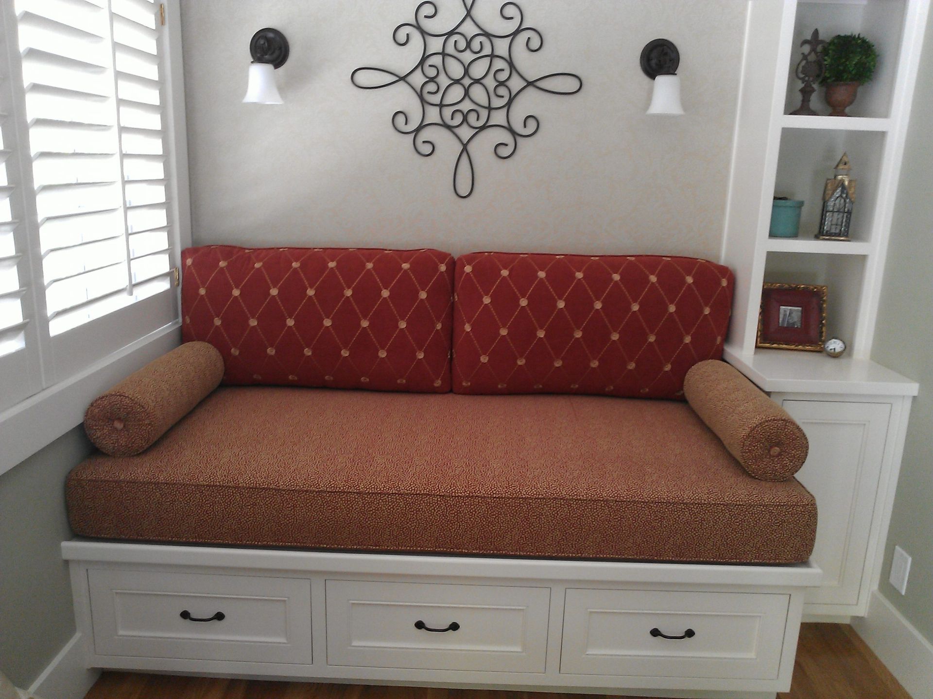 Couch with a Red Cushion — San Jose, CA — Upholstery Specialists