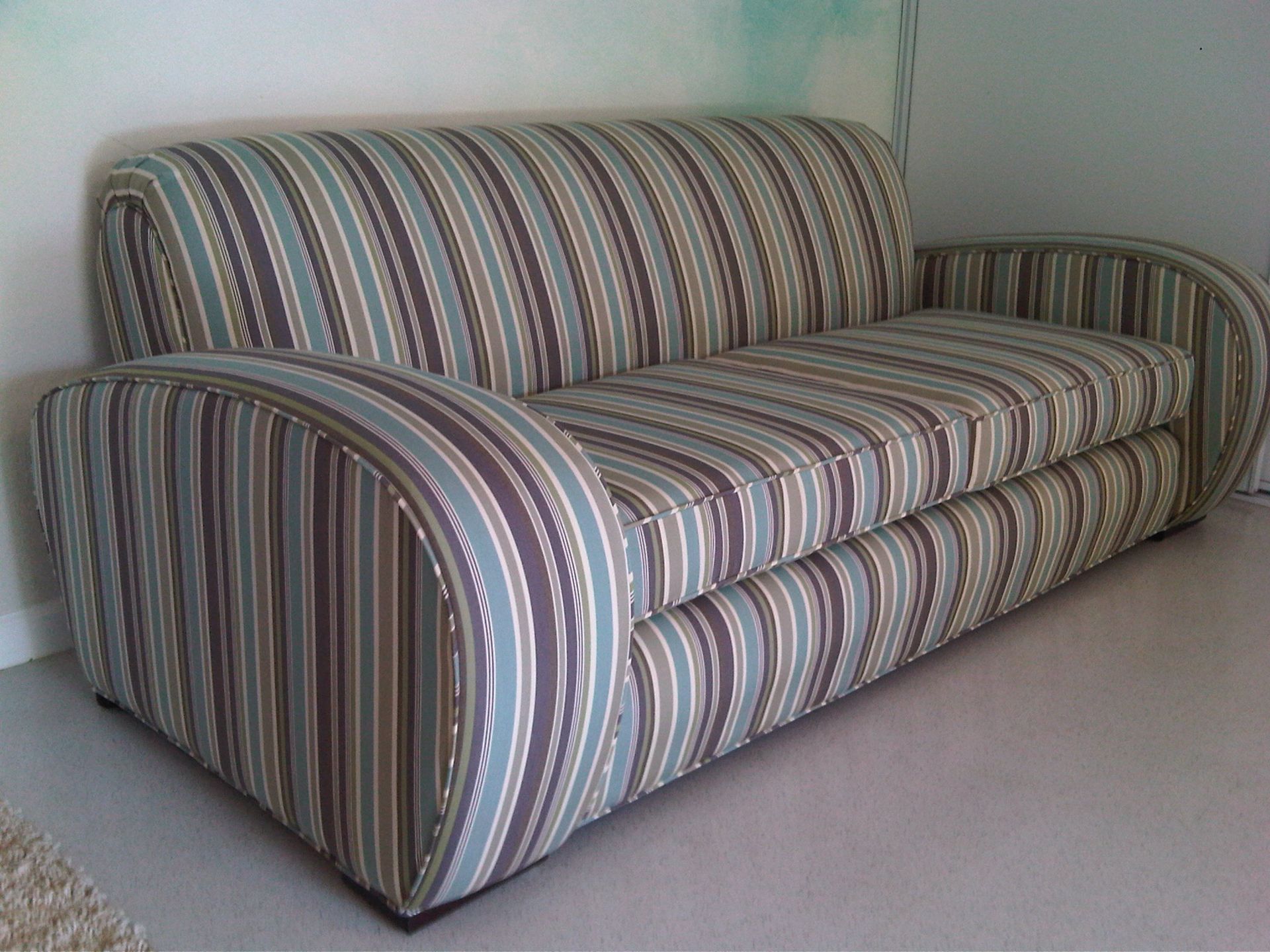 Striped Couch — San Jose, CA — Upholstery Specialists