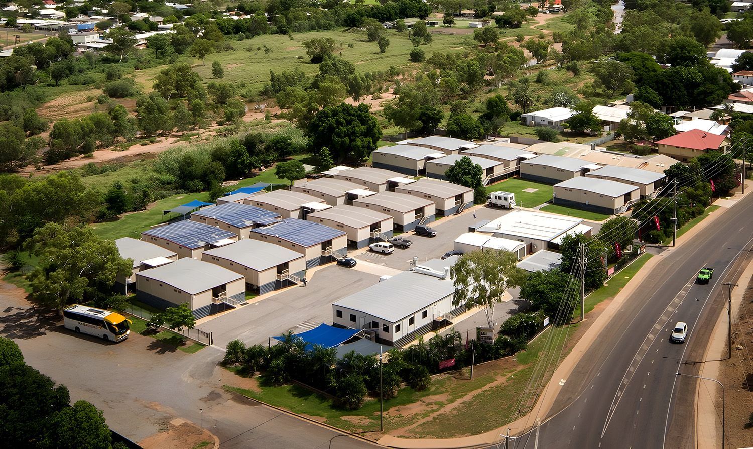 Aerial View Of Facilities Of Leichhardt Accommodation In Mount Isa