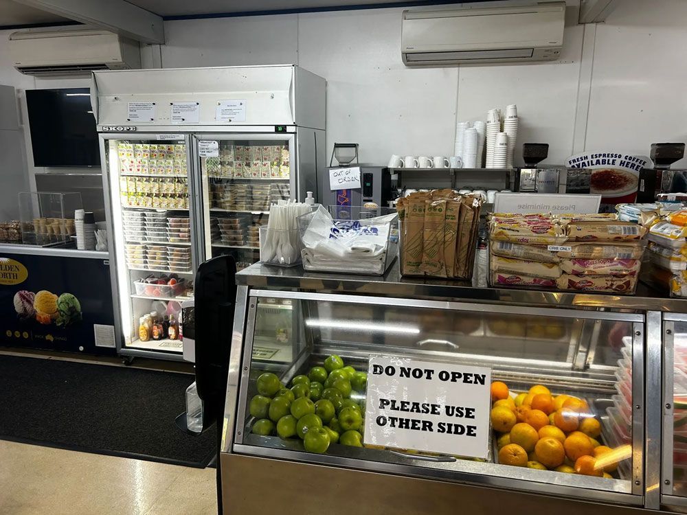 There Is A Sign On The Food Counter That Says Do Not Open — Leichhardt Accommodation in Mornington, QLD