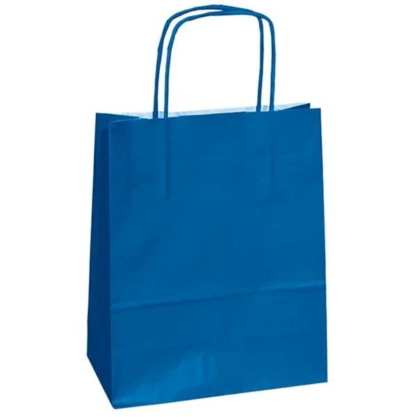 Busta blu in carta kraft