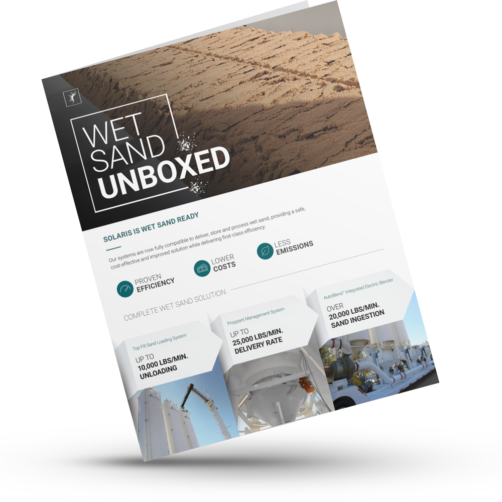 Wet Sand Solutions Solaris Oilfield Infrastructure
