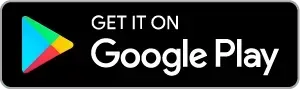 Get it on Google Play badge with multicolor Play triangle on black background