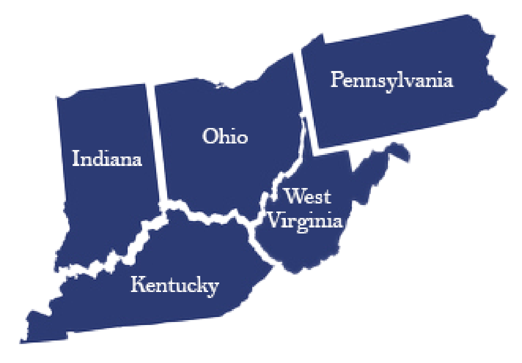 Service Area | Millersburg, OH | Holmes Crane Service Service Area | Millersburg, OH | Holmes Crane Service