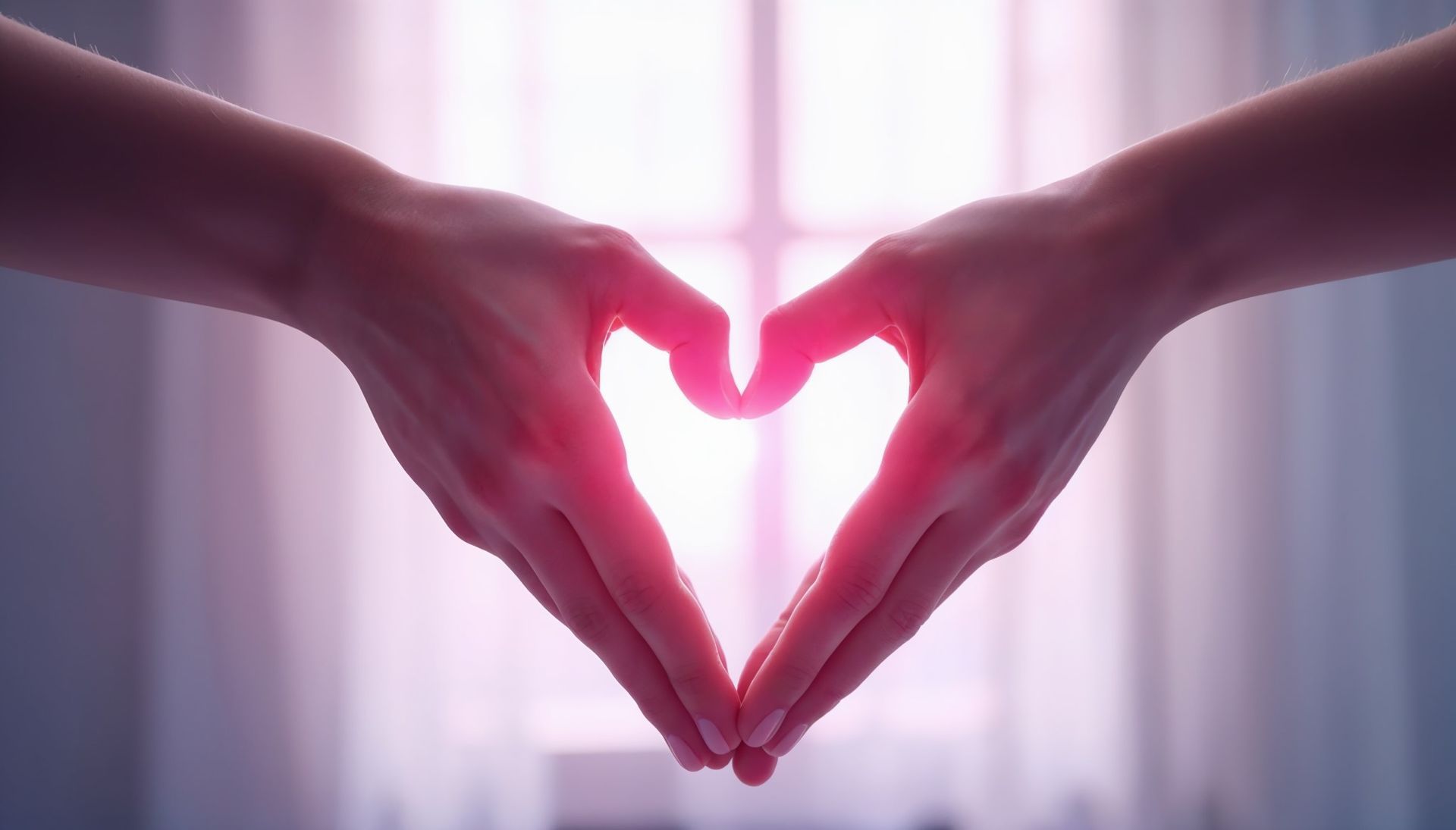 Hands joining to form a heart shape, symbolizing unity and support in group therapy, set against a s