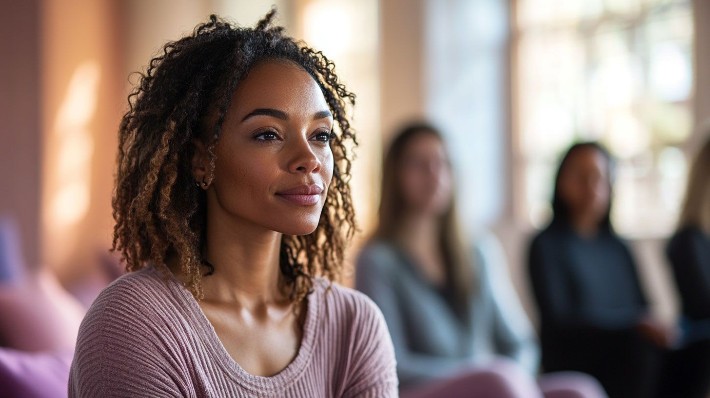 A_GROUP_OF_women_sitting_and_talking