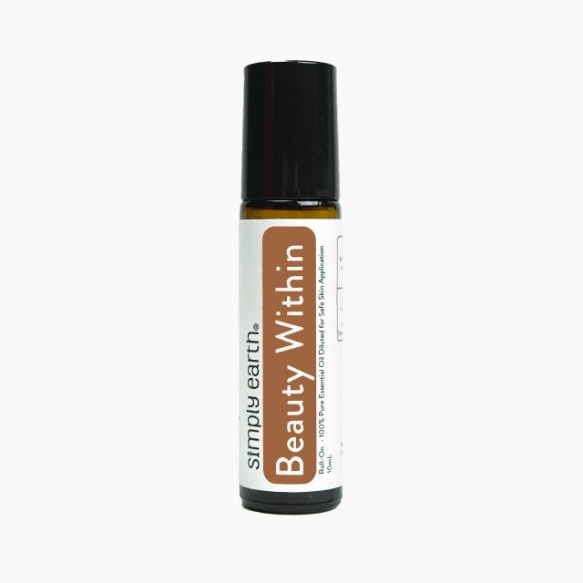 A roll on bottle of beauty within by simply earth