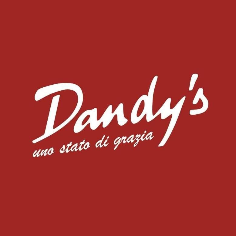 A red and white logo for dandy 's uno stato di grazia