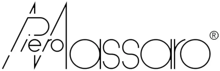 Un logo in bianco e nero per vero massaro su sfondo bianco.