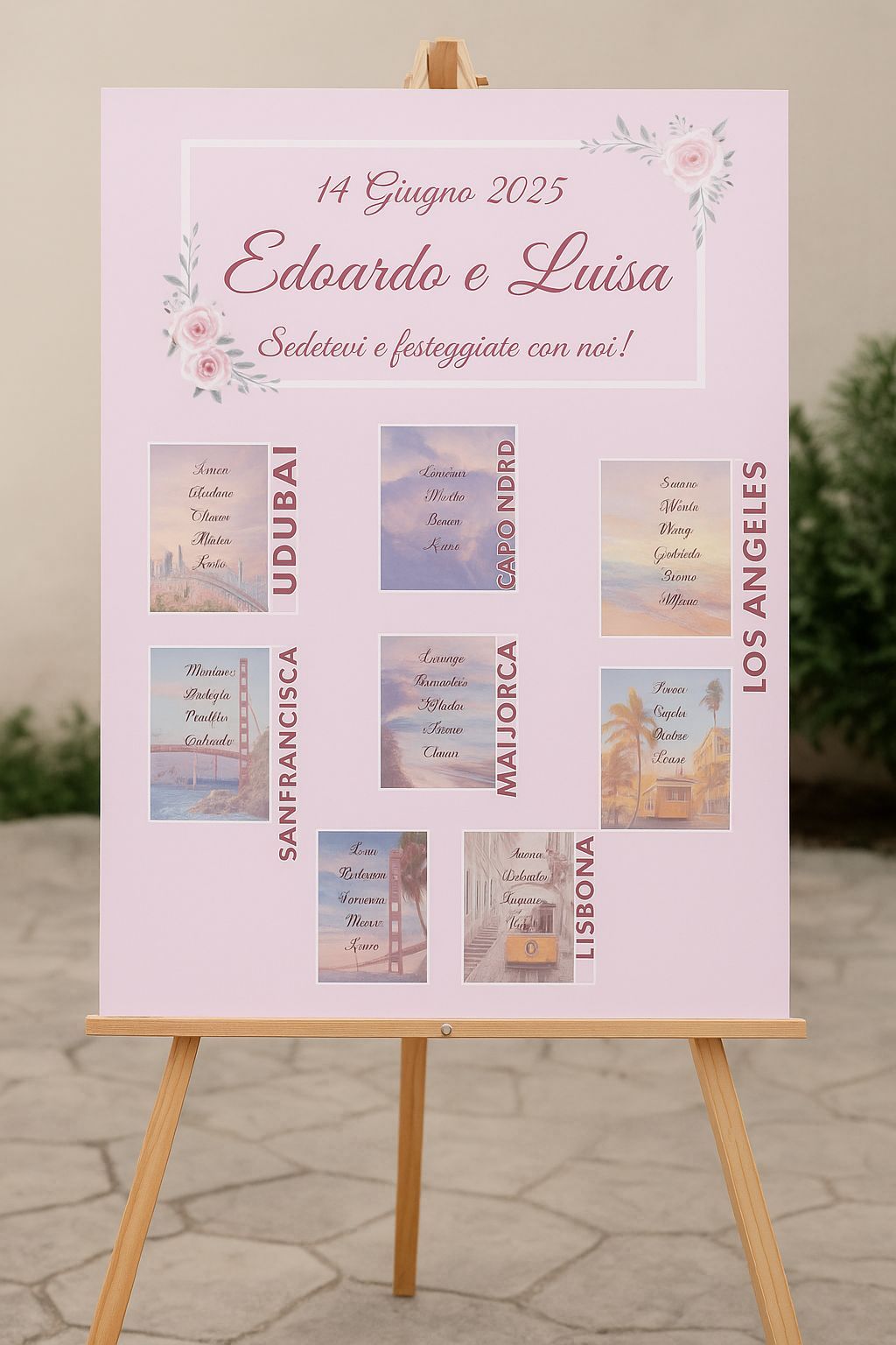 Tableu matrimonio