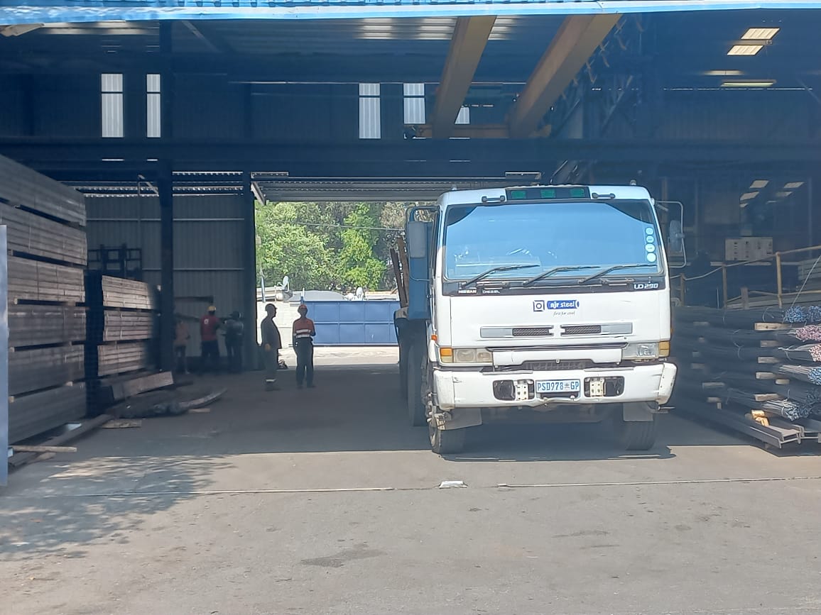 Steel delivery Westdene