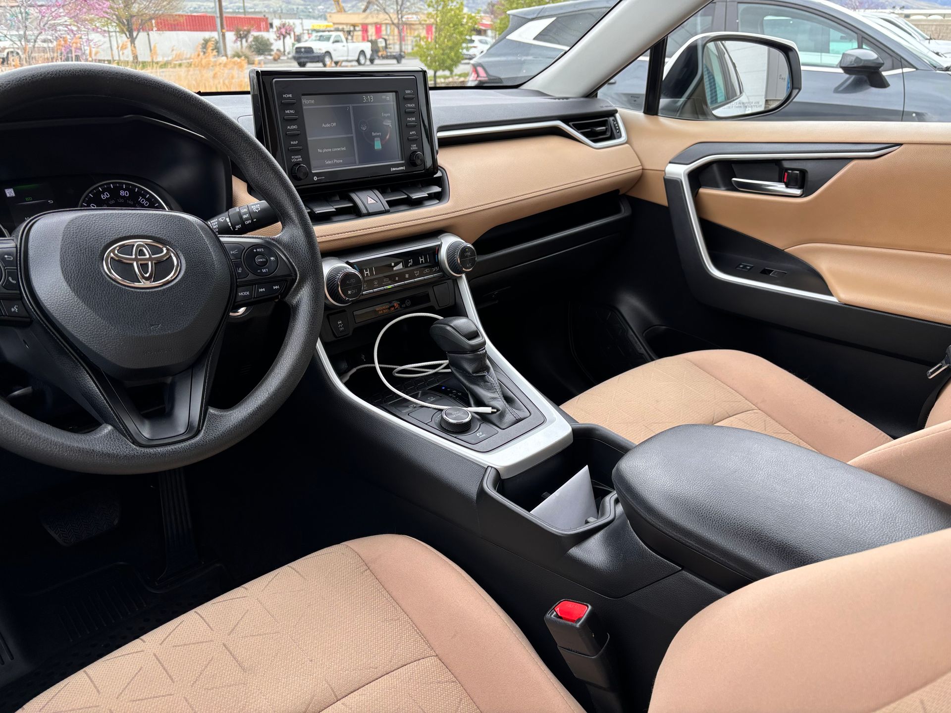 Toyota RAV after getting an interior detail at Stokes Auto Spa. Stokes Auto Spa details cars from Lehi, Orem, American Fork, and other cities in Utah.