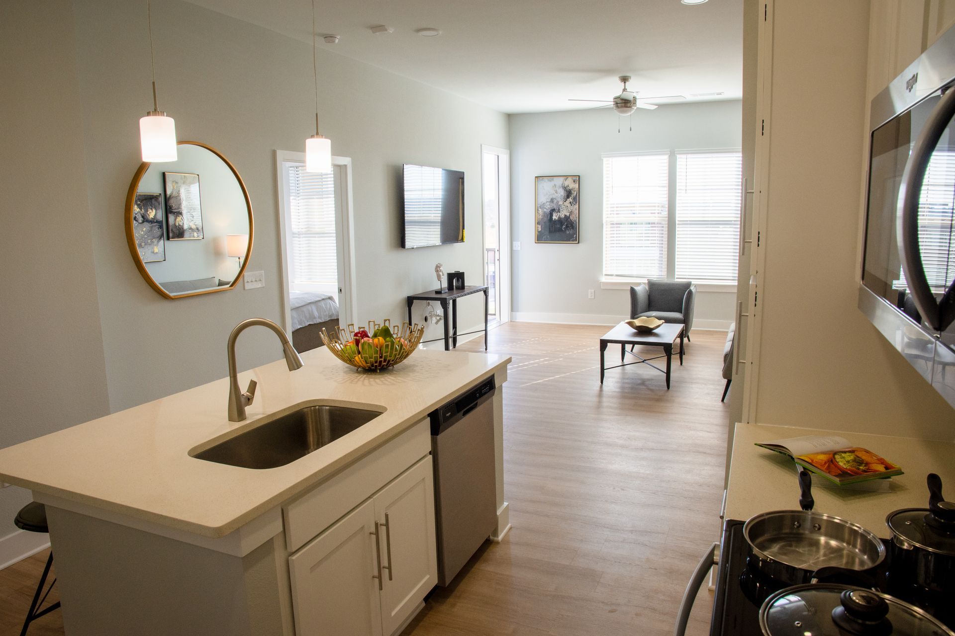 Kitchen at Silver Collection at Cosner's Corner in Fredericksburg, VA.