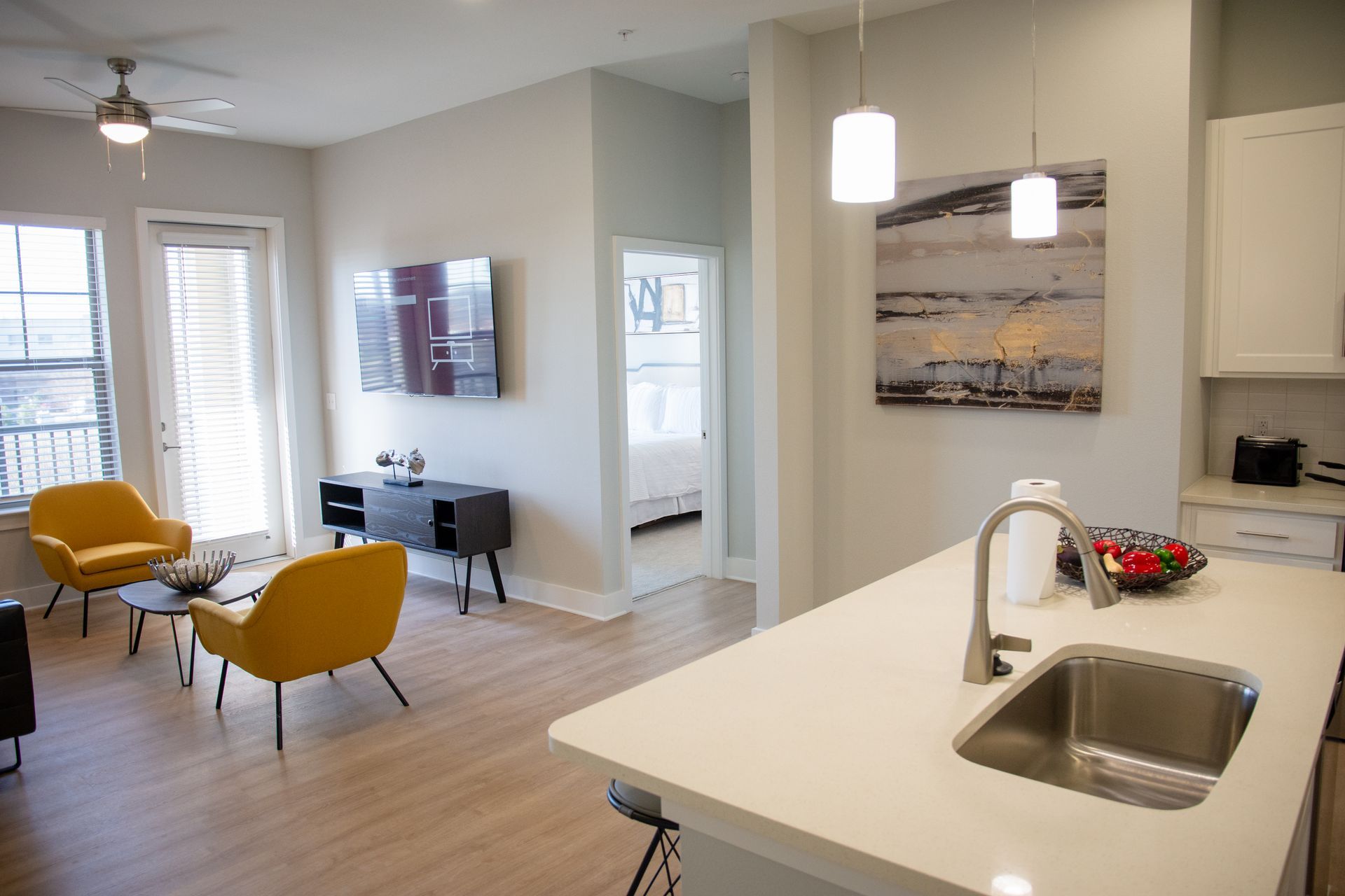 Kitchen at Silver Collection at Cosner's Corner in Fredericksburg, VA.