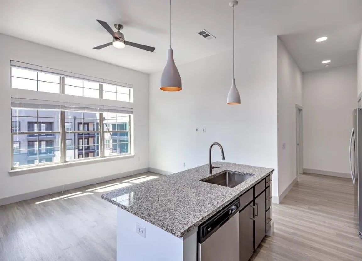 Kitchen at Valor at the Realm in Lewisville, TX.