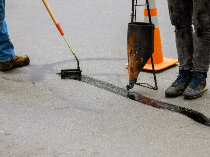 Asphalt Patching and Crack Filling or Sealing