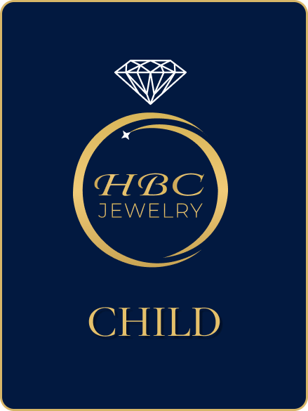 A logo for hbc jewelry unisex with a diamond in the middle