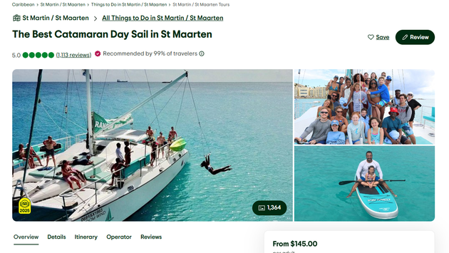 Random Wind Charters with Tripadvisor Reviews