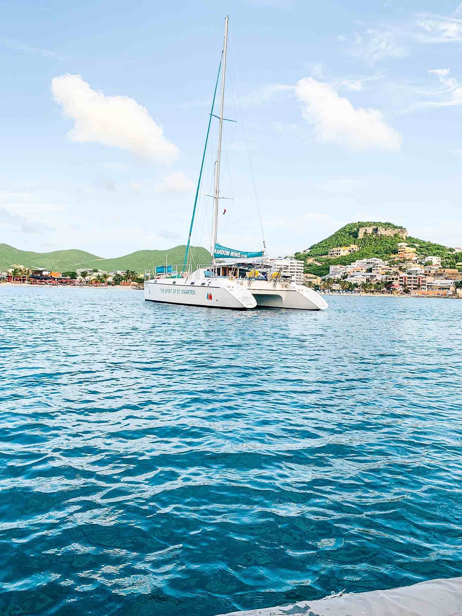 Sailing vessel Random Wind at anchor in Simpson Bay