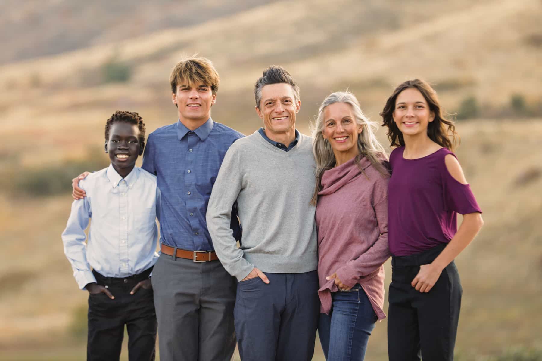 Aaron Casselman with family
