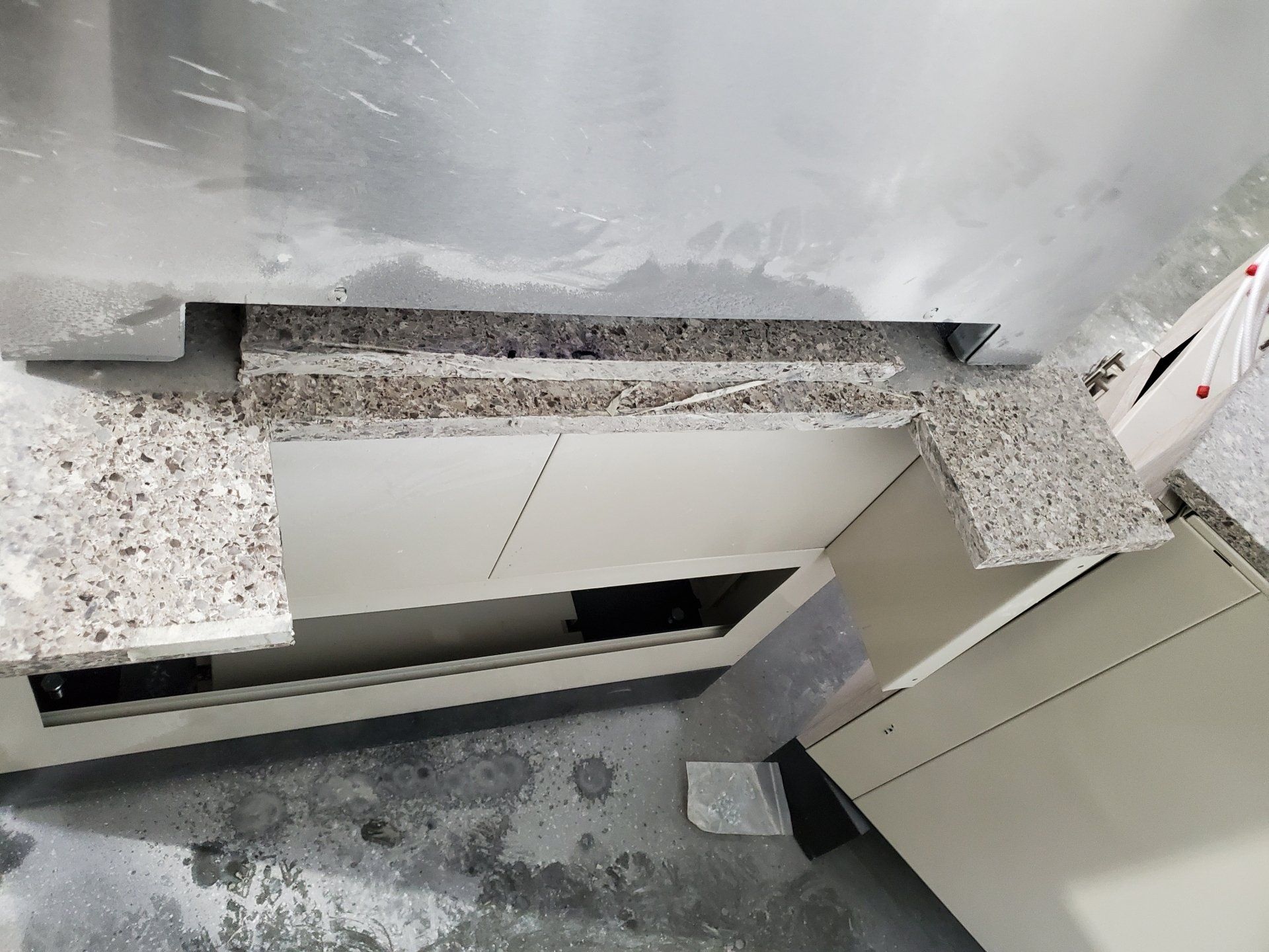 Precision Cut of a Custom Countertop