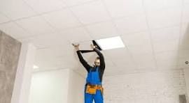 Drop Ceiling Installation, Drop Ceiling Ideas, Drop Ceiling Lights, Drop Ceiling Repair, Suspended Ceiling Installation, Suspended Acoustic Ceiling, Acoustic Ceilings