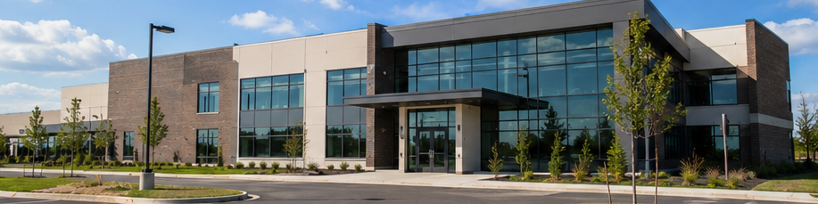 Modern office building using Preventive Maintenance Services for Commercial HVAC Systems in VA