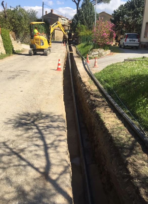lavori per installazione e manutenzione acquedotti e metanodotti