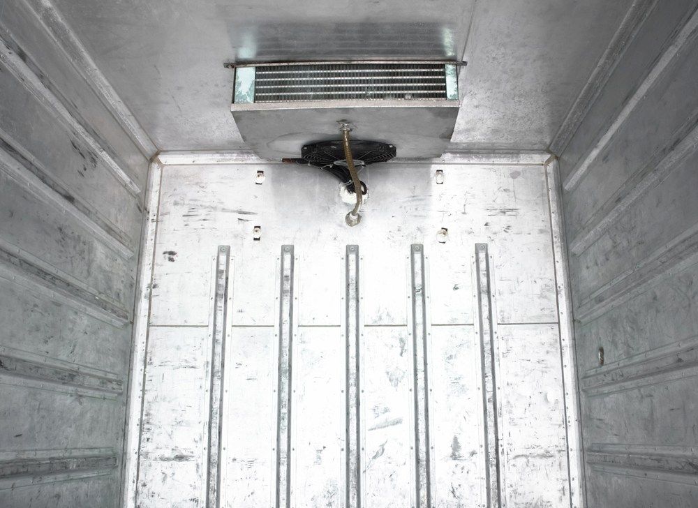 The Inside of a Truck With a Refrigerator Inside of It — Complete Airconditioning & Refrigeration in Darwin, NT