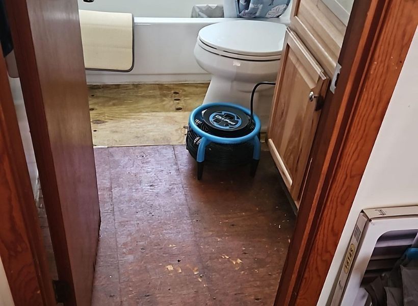 bathroom dryout