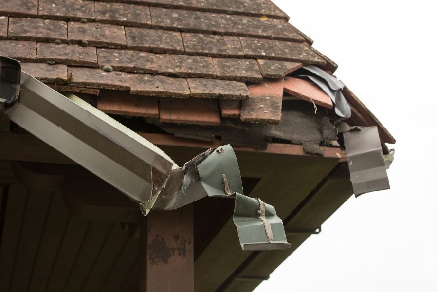 Damage to older roofs without storm evidence