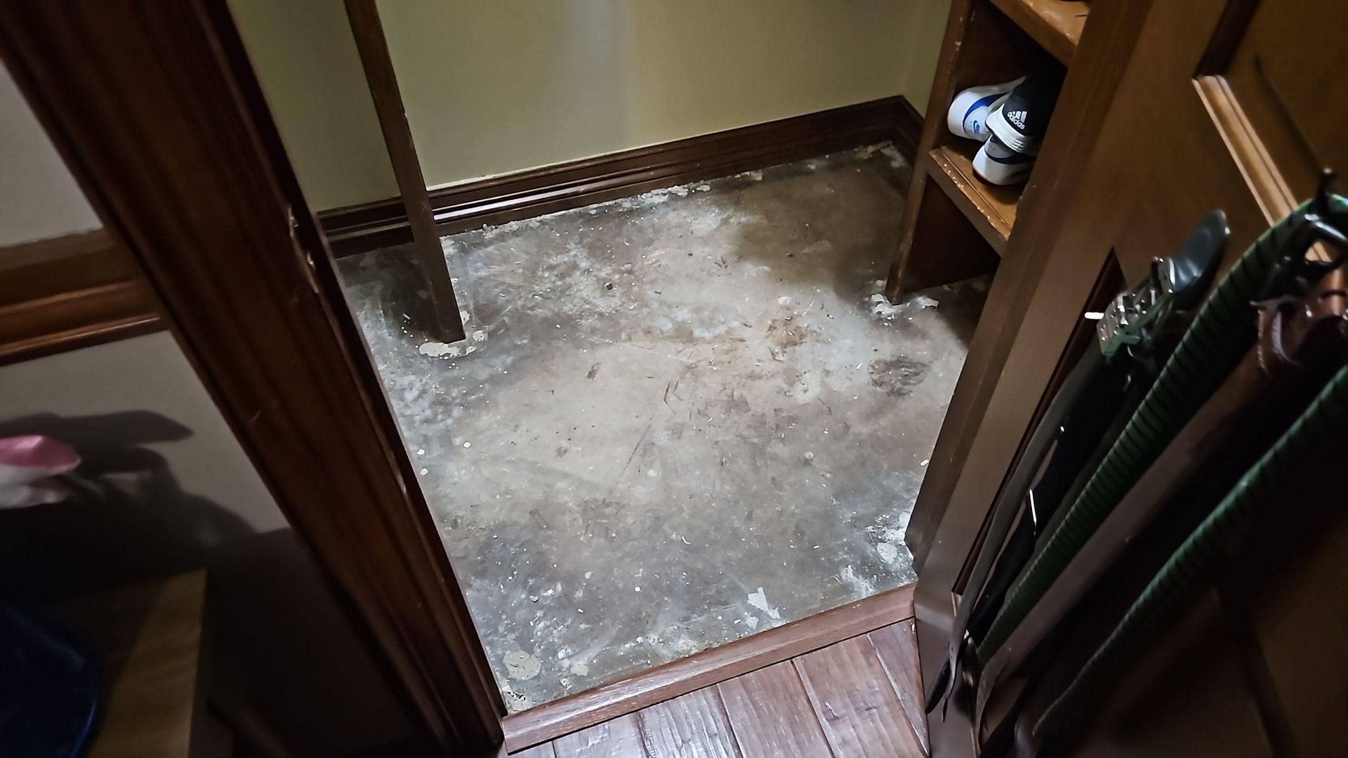 Flooring water damage