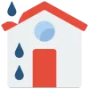 roof leak icon
