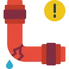 broken pipe icon